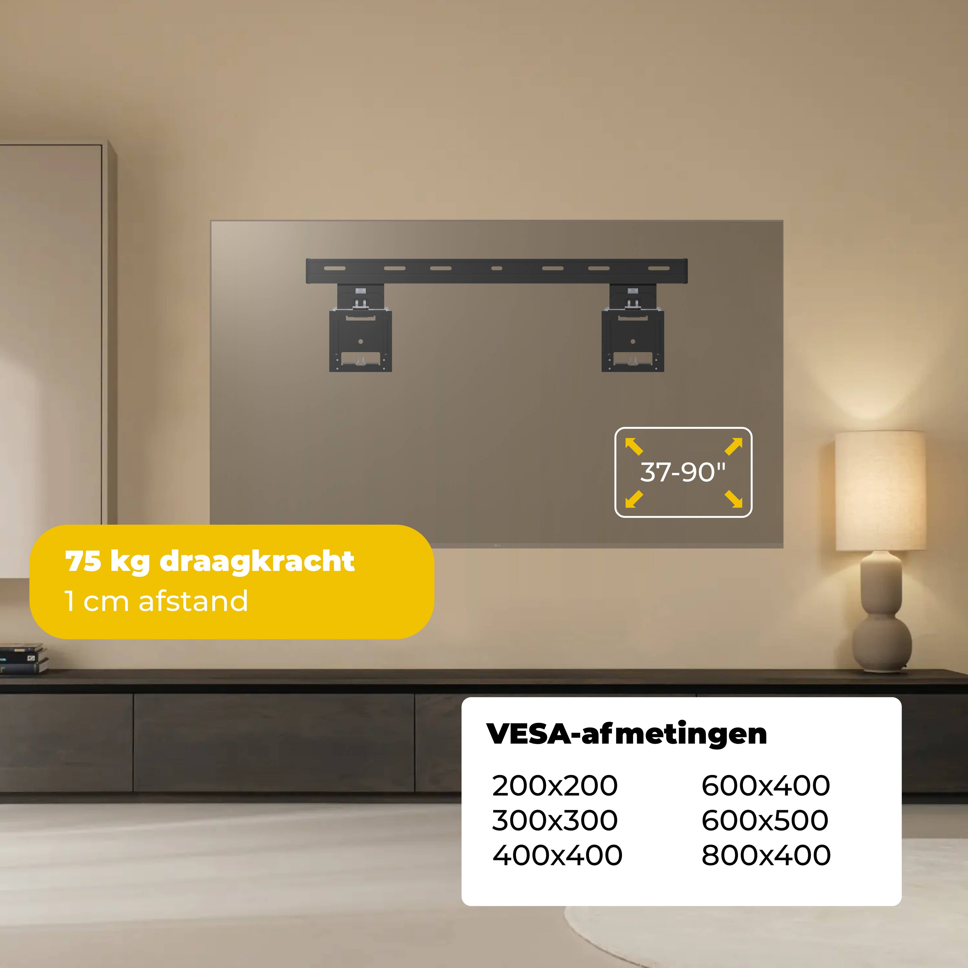 Estillo Gear Ultra slim TV-beugel | 37–90″ | max 75 kg
