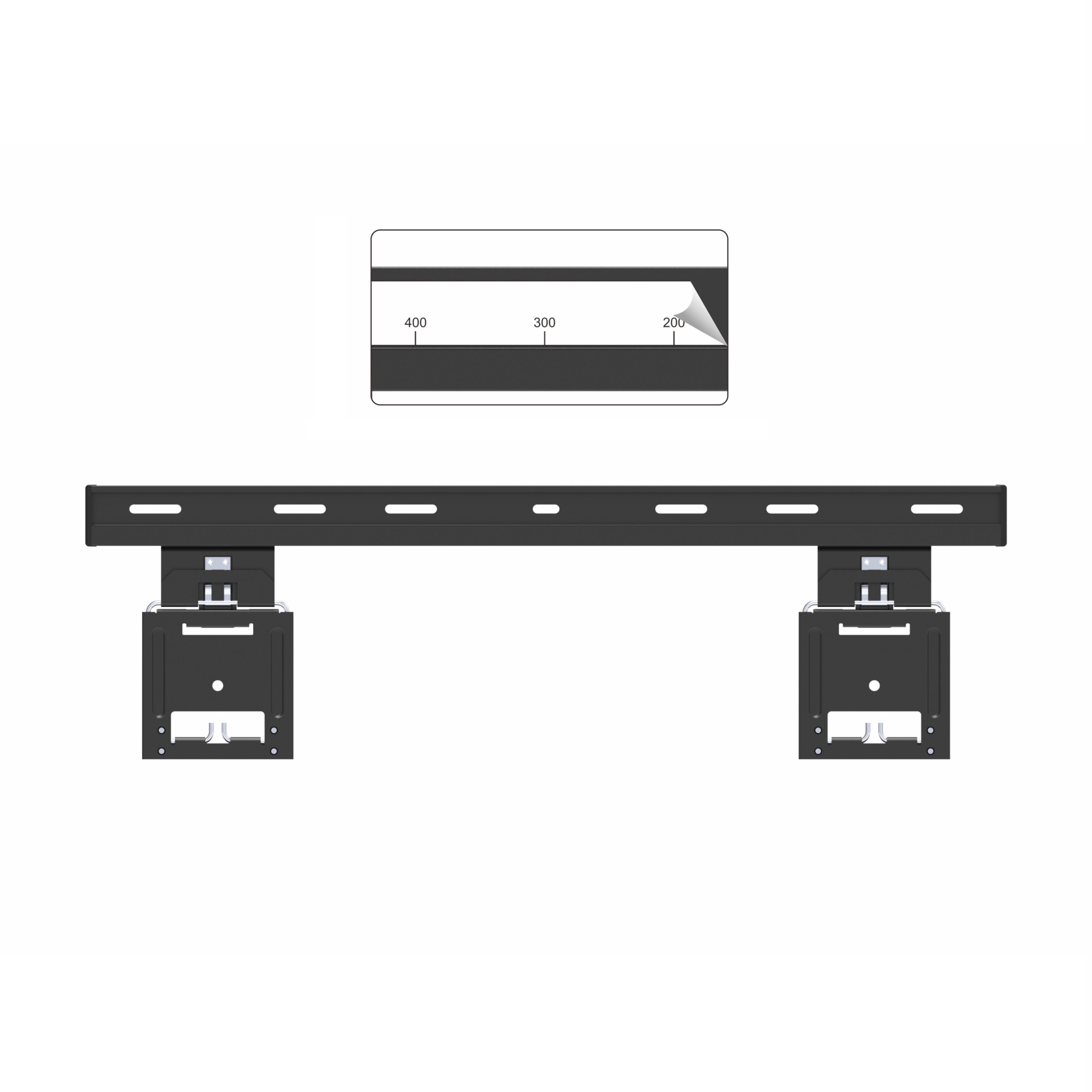 Estillo Gear Ultra slim TV-beugel | 37–90″ | max 75 kg