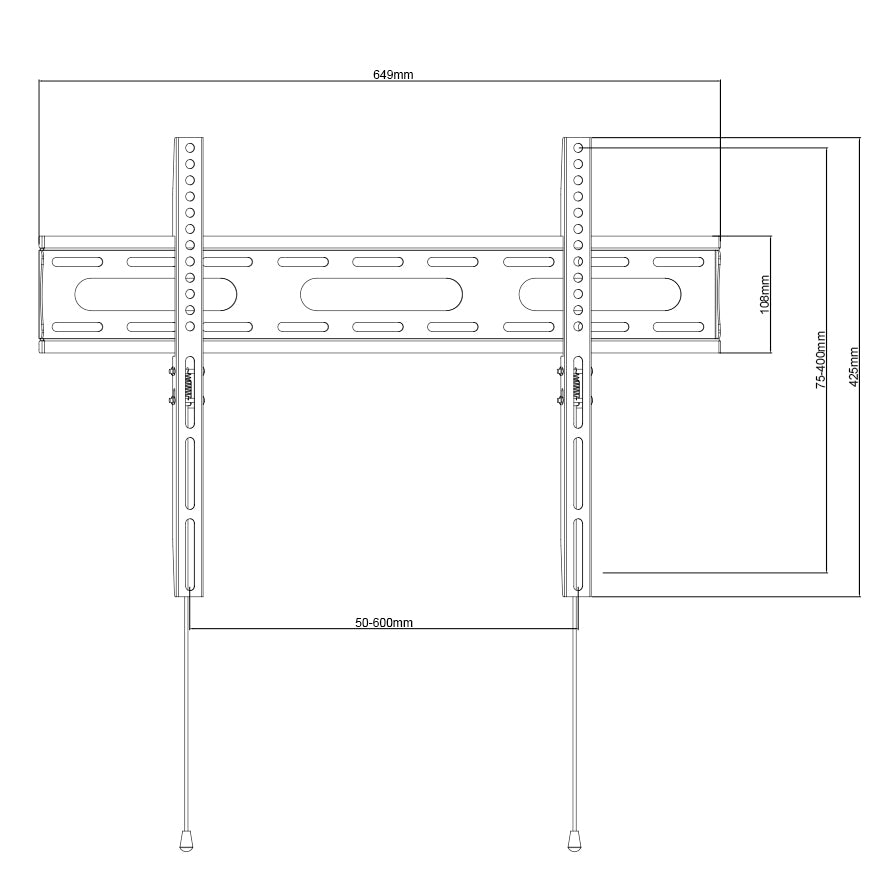 ESTILLO GEAR Vaste TV-beugel | 37-80″ | Max 50 kg