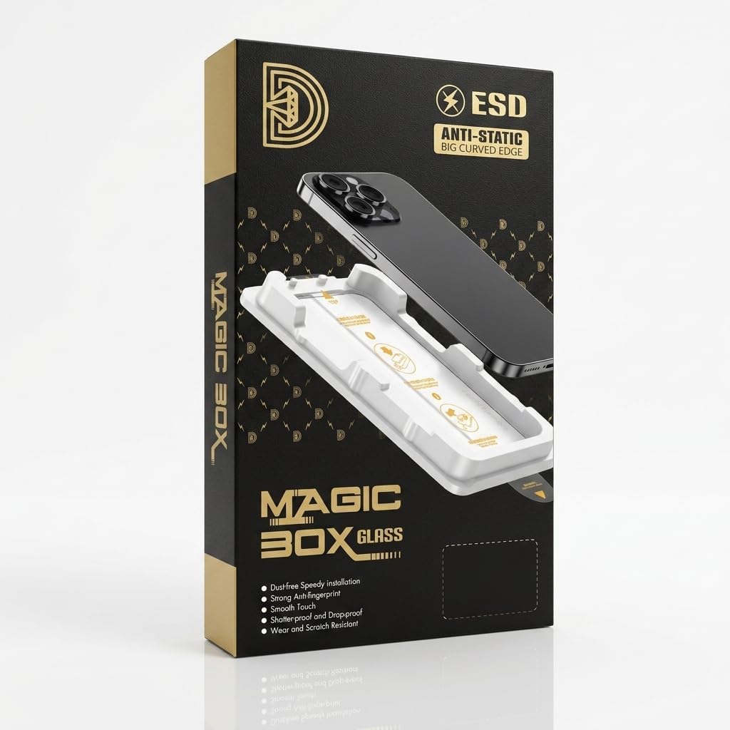ESTILLO GEAR - Screenprotector voor iPhone, Gehard Glas