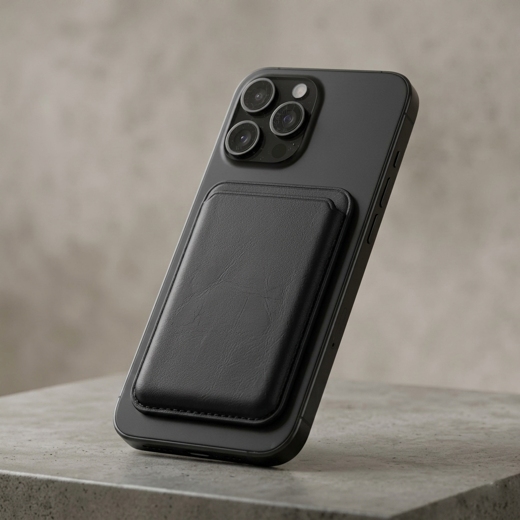 ESTILLO Gear Magnetische Pasjeshouder | Compatibel met iPhone, Geschikt voor 2-3 pasjes