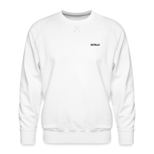 Mannen premium sweater - white